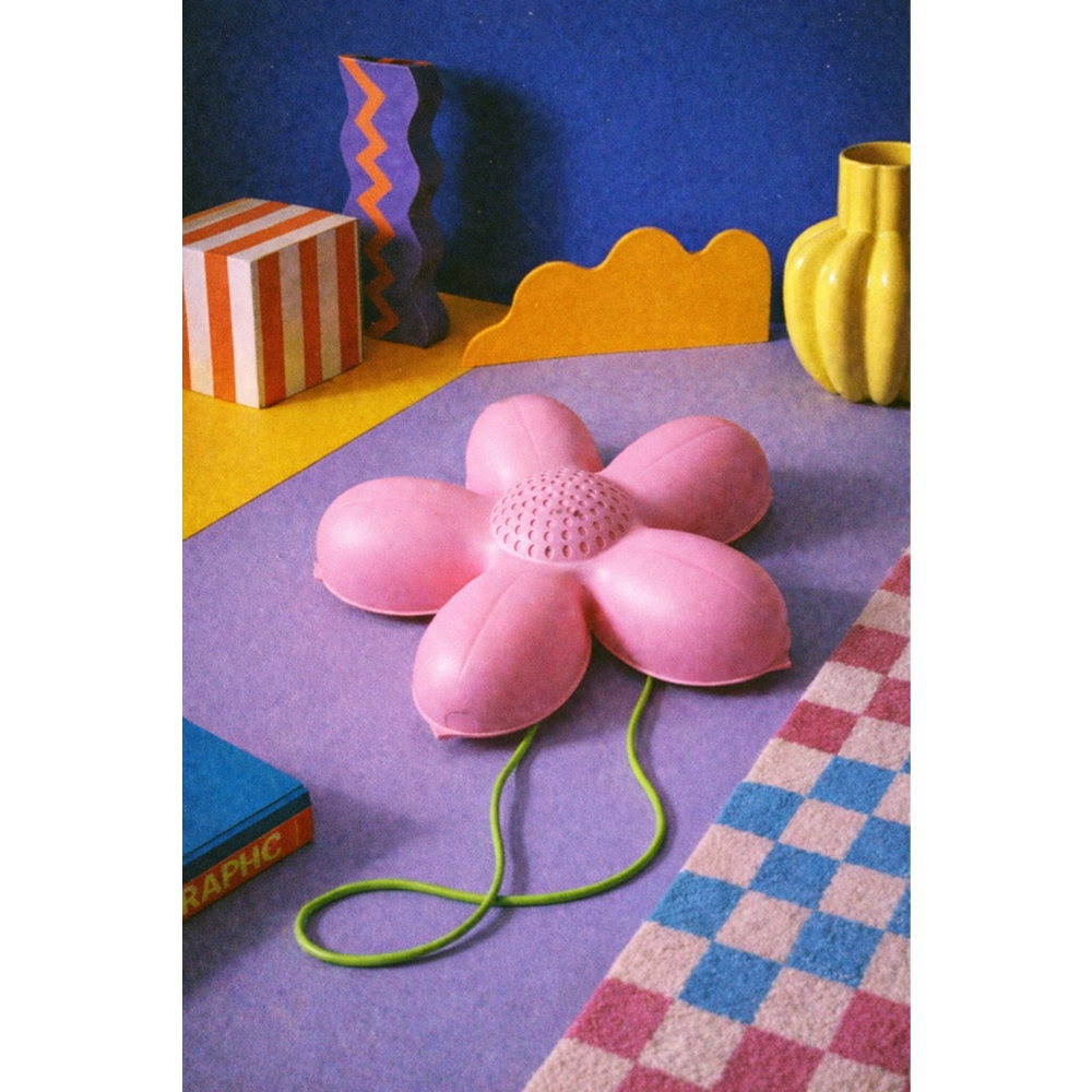 Vintage 90s IKEA Smila Blomma Flower Lamp Pink E14 Kids Room Decor